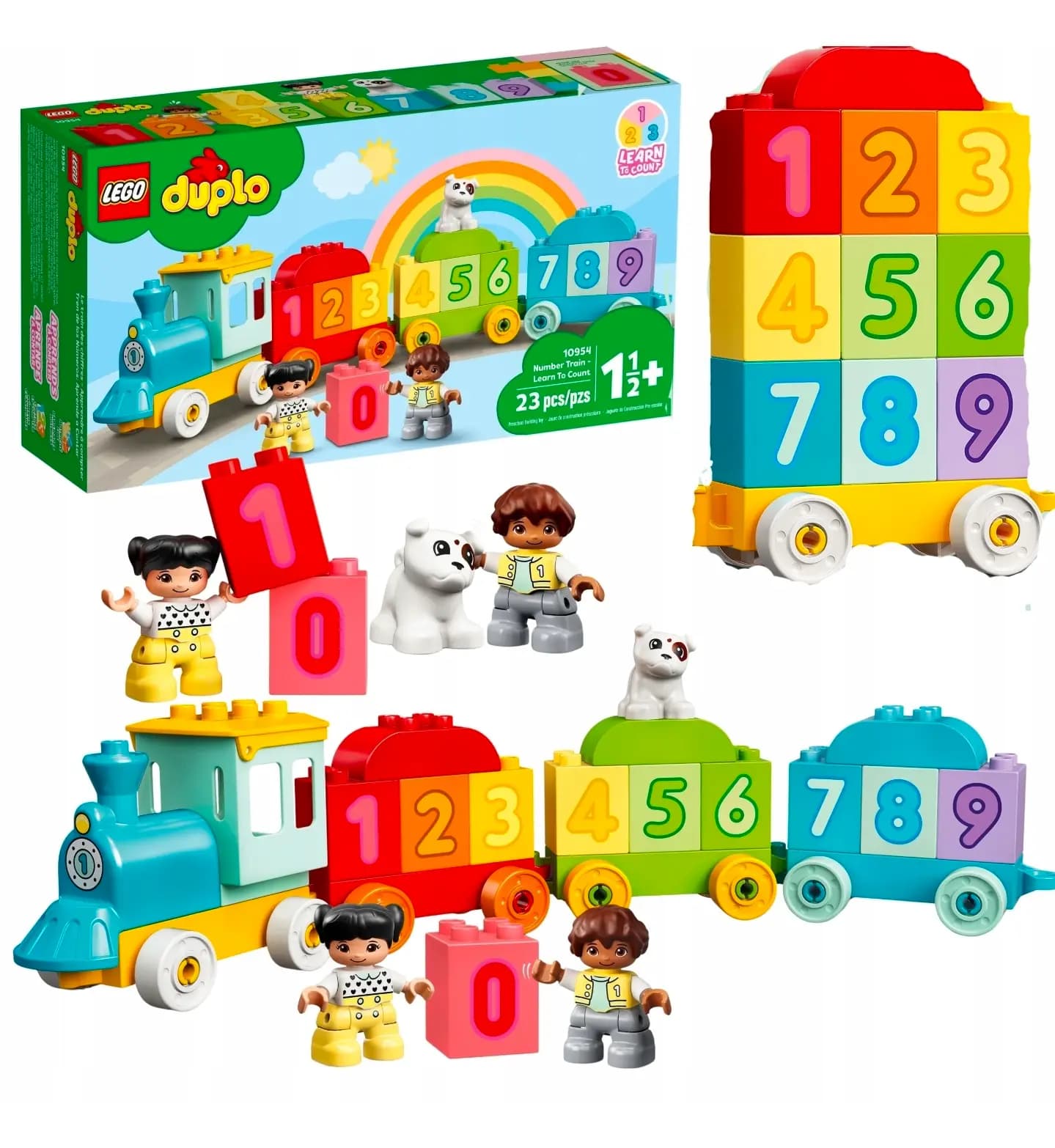 Zdjęcie ogłoszenia - LEGO Duplo Number Train 10954 - pociąg do nauki liczenia - Antyki i kolekcje - Nowy - Warszawa - 150 zł Zdjęcie ogłoszenia - LEGO Duplo Number Train 10954 - pociąg do nauki liczenia - Antyki i kolekcje - Nowy - Warszawa - 150 zł